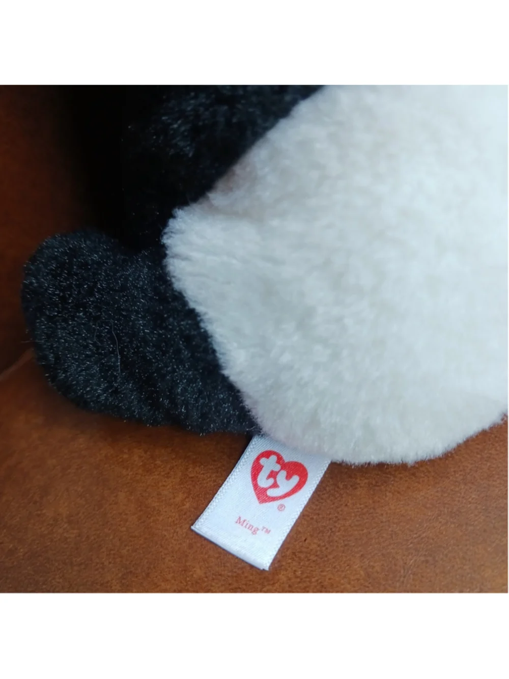 Ty Beanie Babies Collection Boos Ming Panda 6 inch Original Plush Stuffed